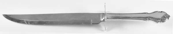 Breton Rose (Sterling, 1954) Large Stainless Blade Roast Carving Knife