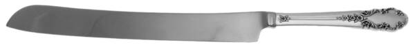 Bridal Veil (Sterling, 1950, No Monograms) Wedding Cake Knife with Stainless Blade HC