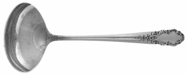 Bridal Veil (Sterling, 1950, No Monograms) Solid Gravy Ladle by International Silver
