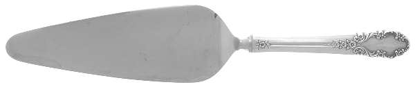 Bridal Veil (Sterling, 1950, No Monograms) Pie Server with Stainless Blade