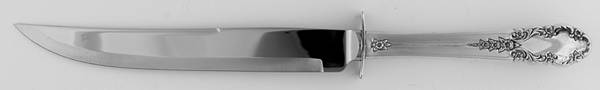 Bridal Veil (Sterling, 1950, No Monograms) Small Steak Carving Knife with Stainless Blade