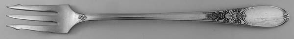 Burgundy-Champagne (Silverplate, 1934) Short Handle Pickle/Olive Fork