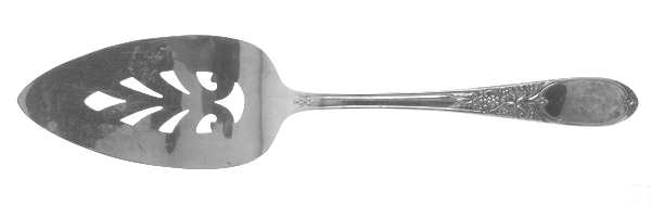 Burgundy-Champagne (Silverplate, 1934) Solid Pierced Pie Server