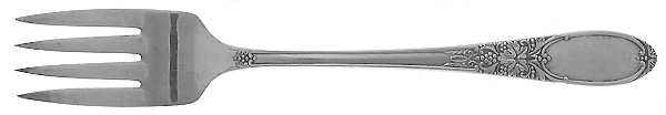 Burgundy-Champagne (Silverplate, 1934) Individual Salad Fork