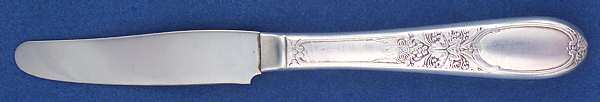 Burgundy-Champagne (Silverplate, 1934) Modern Hollow Butter Spreader (Stainless)