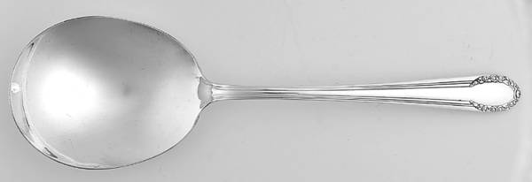 California Blossom (Silverplate, 1941) Solid Smooth Casserole Spoon