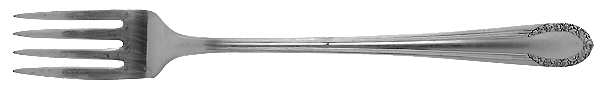 California Blossom (Silverplate, 1941) Grille Fork (Viande)