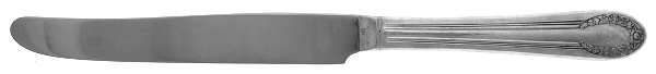 California Blossom (Silverplate, 1941) New French Hollow Knife with Pinched Handle