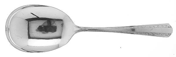 Camelot-Harvest (Silverplate) Solid Smooth Casserole Spoon