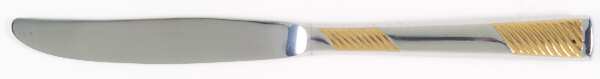 Calypso (Stainless, Gold Accent) Modern Hollow Knife