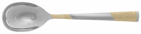 Calypso (Stainless, Gold Accent) Sugar Spoon by International Silver