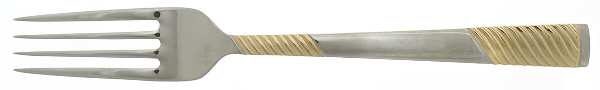 Calypso (Stainless, Gold Accent) Fork
