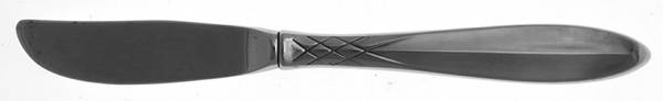 Calypso (Stainless, Lyon) Modern Hollow Butter Spreader (Stainless)