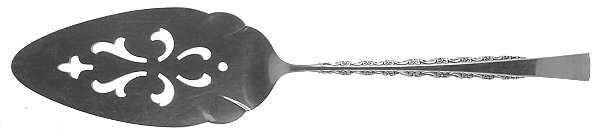 Camille (Silverplate, 1971) Solid Pierced Pie Server