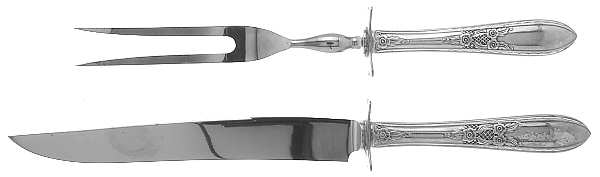 Cameo (Sterling, 1936) Small Stainless Blade 2-Piece Steak Carving Set