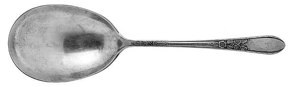 Cameo (Sterling, 1936) Large Solid Berry/Casserole Spoon