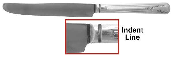 Camelia (Silverplate, 1940) New French Solid Knife