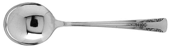 Camelia (Silverplate, 1940) Round Bowl Soup Spoon (Gumbo)