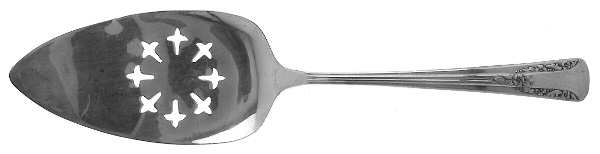Camelia (Silverplate, 1940) Solid Pierced Pie Server