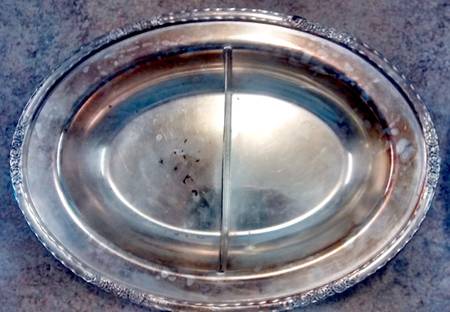 Camille (Silverplate, Hollowware) Plated Divided Oval Vegetable Bowl