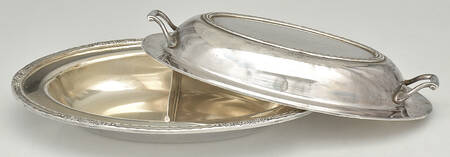 Camille (Silverplate, Hollowware) Plated Divided Double Vegetable Bowl