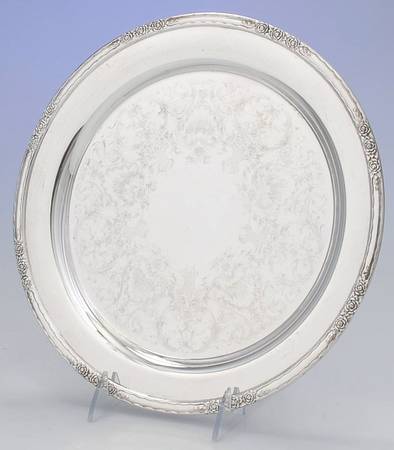 Camille (Silverplate, Hollowware) 11" Round Tray