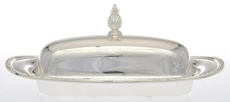 Camille (Silverplate, Hollowware) 1/4lb Covered Butter with Liner