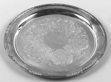 Camille (Silverplate, Hollowware) 13" Round Tray