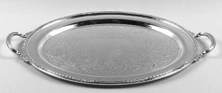 Camille (Silverplate, Hollowware) Small Silverplate Waiter Tray