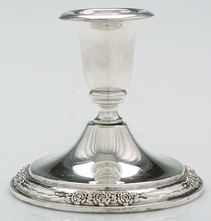 Camille (Silverplate, Hollowware) Plated Console Candleholder