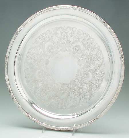 Camille (Silverplate, Hollowware) 15" Round Tray