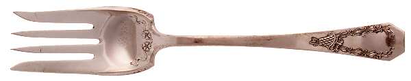 Carolina (Silverplate, 1914) Medium Solid Cold Meat Serving Fork