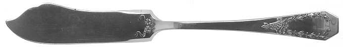 Carolina (Silverplate, 1914) Flat Handle Master Butter Knife