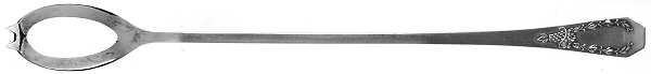 Carolina (Silverplate, 1914) Pierced Bowl Long Handle Olive Spoon