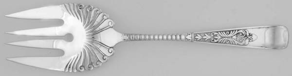 Cardinal (Silverplate, 1887) Solid Salad Serving Fork