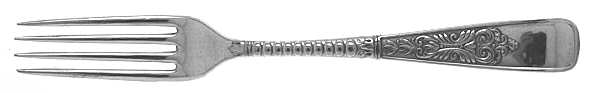 Cardinal (Silverplate, 1887) Fork