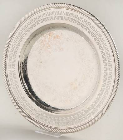 Castleton (Silverplate, Hollowware) 10" Round Tray by International Silver