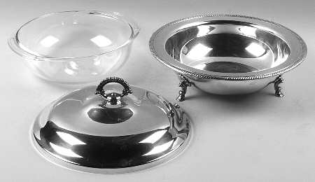 Castleton (Silverplate, Hollowware) Silverplate Round Covered Casserole