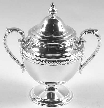 Castleton (Silverplate, Hollowware) Sugar Bowl & Lid by International Silver