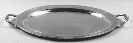 Castleton (Silverplate, Hollowware) Medium Silverplate Waiter Tray