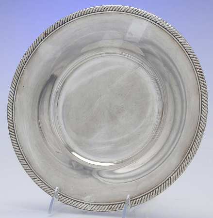 Castleton (Silverplate, Hollowware) Silverplate Sandwich Plate