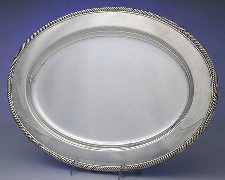 Castleton (Silverplate, Hollowware) Small Plated Meat Platter No Well