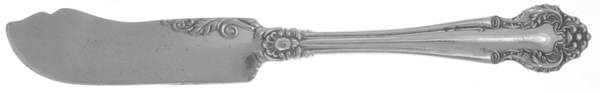 Cedric (Silverplate, 1906) Flat Handle Master Butter Knife
