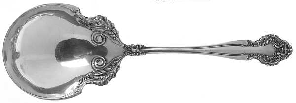 Cedric (Silverplate, 1906) Solid Salad Serving Spoon
