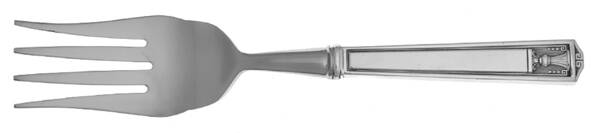 Century (Silverplate, 1923) Cold Meat Fork Large, Stainless Tines HC