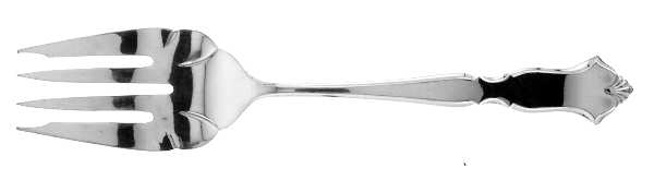 Chadwick (Silverplate, 1975) Medium Solid Cold Meat Serving Fork