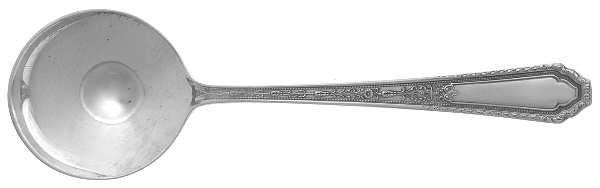 Chalfonte (Silverplate, 1926) Round Bowl Soup Spoon (Bouillon)