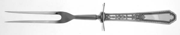 Chalfonte (Silverplate, 1926) Large Stainless-Prong Roast Carving Fork