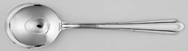 Charm (Silverplate, 1929) Round Bowl Soup Spoon (Gumbo) by International Silver