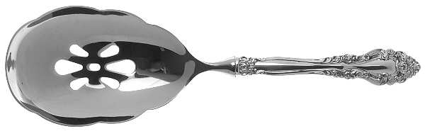 Charmaine (Sterling, 1979) Pierced Casserole Spoon with Stainless Bowl
